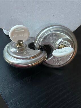 Chateau Stainless Steel Disc Security Lock - Set of 2